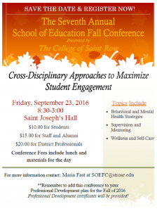 2016 Fall SOE Conference