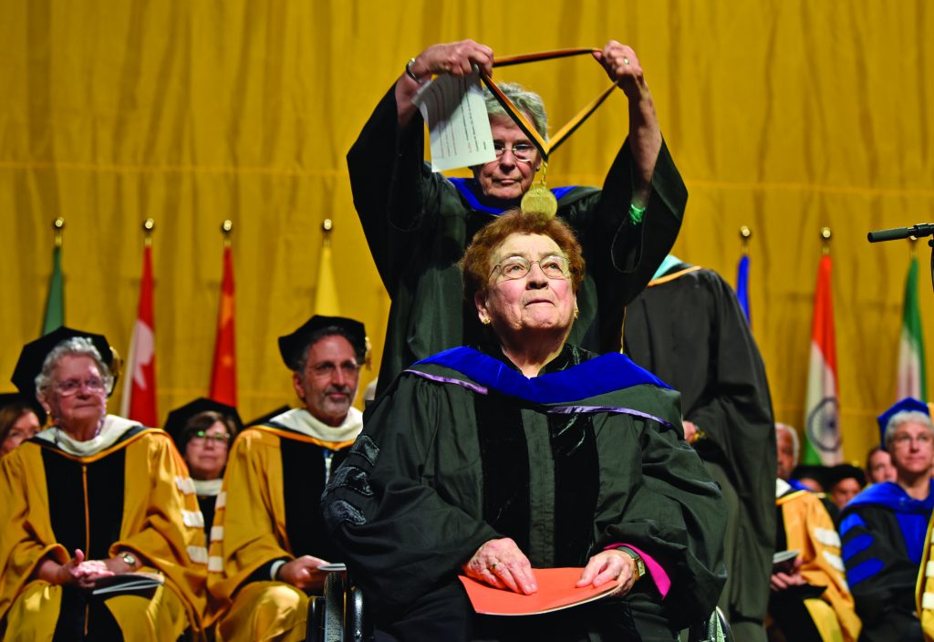 Sister Charleen Bloom at commencement