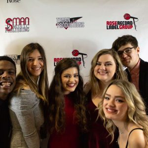 Students attending the Rose Record Label Gala in 2019