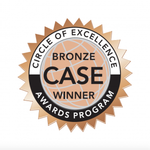 CASE Circle of Excellence bronze award logo