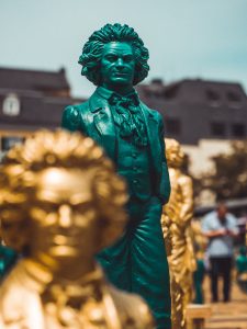 Beethoven statues Photo by Maxim Abramov on Unsplash