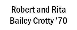 Robert and Rita Bailey Crotty