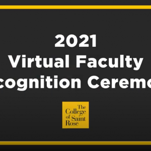 2021 Virtual Faculty Recognition Awards